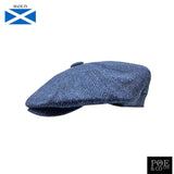Stafford Flat Cap in Newport Harris Tweed Flat Cap by Glencroft | Poe and Company Limited, LLC®