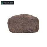 Tom Franks™ Synthetic Poly-Blend Flat Caps Hats by Poe and Company Limited | Poe and Company Limited, LLC®