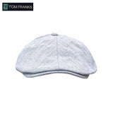 Tom Franks™ Synthetic Poly-Blend Flat Caps Hats by Poe and Company Limited | Poe and Company Limited, LLC®