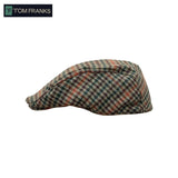 Tom Franks™ Synthetic Poly-Blend Flat Caps Hats by Poe and Company Limited | Poe and Company Limited, LLC®