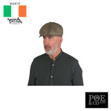 Connery Flat Cap in Linen by Hanna Hats of Donegal™ Flat Cap by Hanna Hats | Poe and Company Limited, LLC®