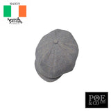 Connery Flat Cap in Linen by Hanna Hats of Donegal™ Flat Cap by Hanna Hats | Poe and Company Limited, LLC®