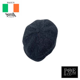 Connery Flat Cap in Tweed by Hanna Hats of Donegal™ Flat Cap by Hanna Hats | Poe and Company Limited, LLC®