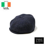 Connery Flat Cap in Tweed by Hanna Hats of Donegal™ Flat Cap by Hanna Hats | Poe and Company Limited, LLC®