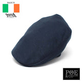 Donegal Touring Flat Cap in Linen by Hanna Hats of Donegal™ Flat Cap by Hanna Hats | Poe and Company Limited, LLC®