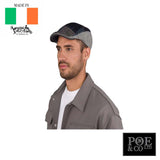Donegal Touring Flat Cap in Tweed by Hanna Hats of Donegal™ 56-57 Patchwork Flat Cap by Hanna Hats | Poe and Company Limited, LLC®