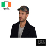 Erin Flat Cap in Patchwork Tweed by Hanna Hats of Donegal™ Flat Cap by Hanna Hats | Poe and Company Limited, LLC®