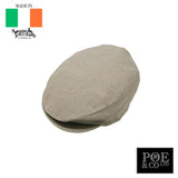 Vintage Flat Cap in Linen by Hanna Hats of Donegal™ Flat Cap by Hanna Hats | Poe and Company Limited, LLC®
