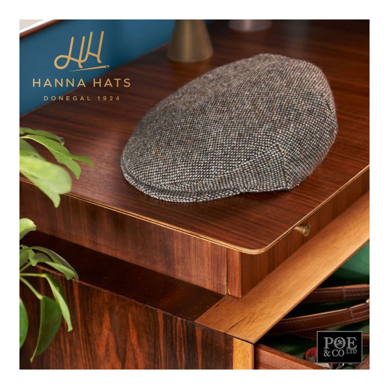 Vintage Flat Cap in Tweed by Hanna Hats of Donegal™ Flat Cap by Poe & Company Limited | Poe and Company Limited, LLC®