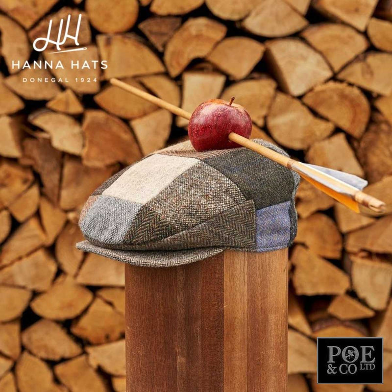 Vintage Flat Cap in Tweed by Hanna Hats of Donegal™ Flat Cap by Poe & Company Limited | Poe and Company Limited, LLC®