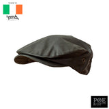 Vintage Wax Flat Cap by Hanna Hats of Donegal™ 56-57 Green Flat Cap by Poe & Company Limited | Poe and Company Limited, LLC®