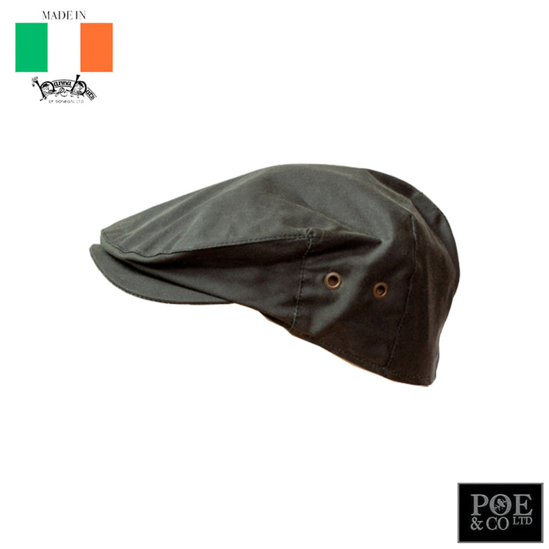 Vintage Wax Flat Cap by Hanna Hats of Donegal™ Flat Cap by Poe & Company Limited | Poe and Company Limited, LLC®