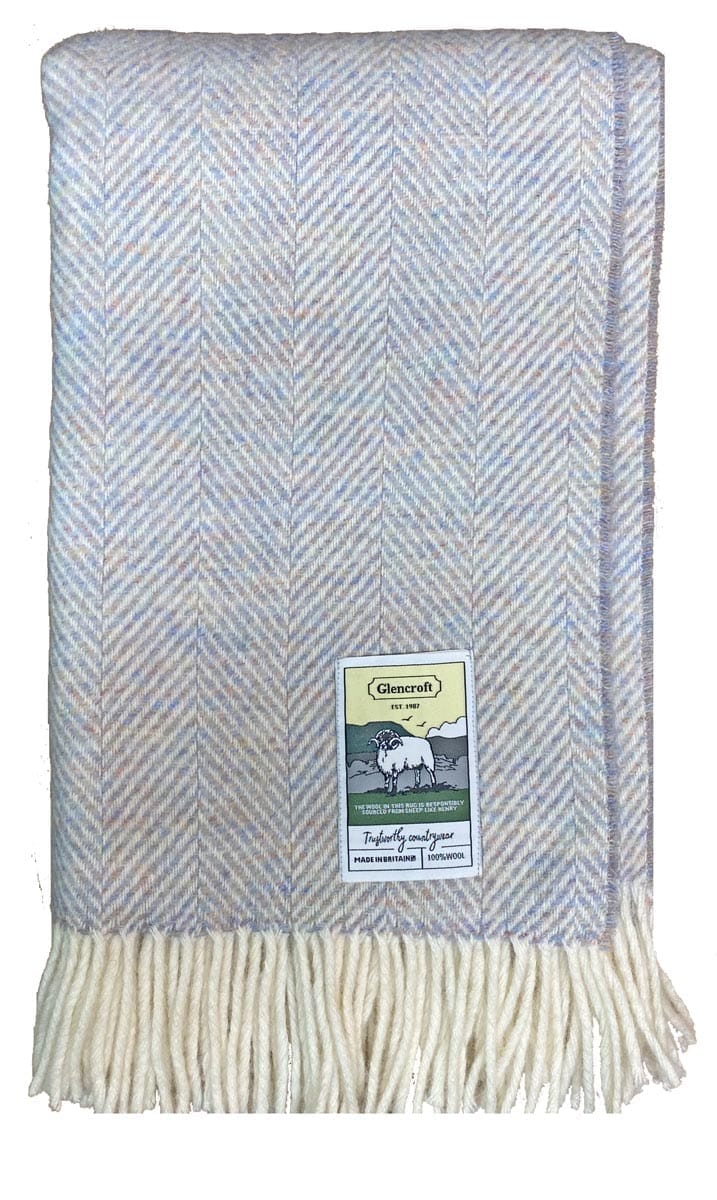 100% British Wool Fashion Blanket - Cupcake Blanket by Glencroft | Poe and Company Limited, LLC®
