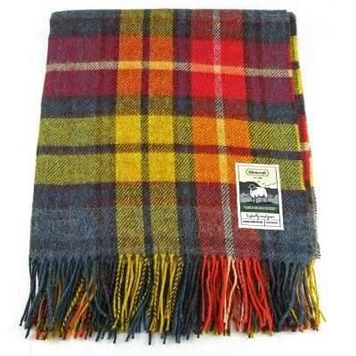 100% British Wool Fashion Blanket - Harvest Festival - Poe and Company Limited - Blanket - Flat Cap