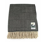 100% British Wool Fashion Blanket - Humbug - Poe and Company Limited - Blanket - Flat Cap