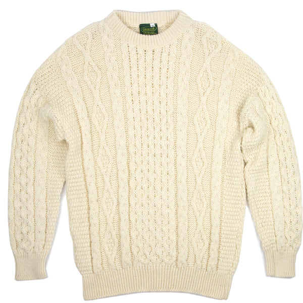 100% British Wool Unisex Authentic Aran Chunky Jumper