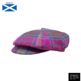 Bubssie Flat Cap in Faeryland Harris Tweed One Size Fits All Flat Cap by Glencroft | Poe and Company Limited, LLC®
