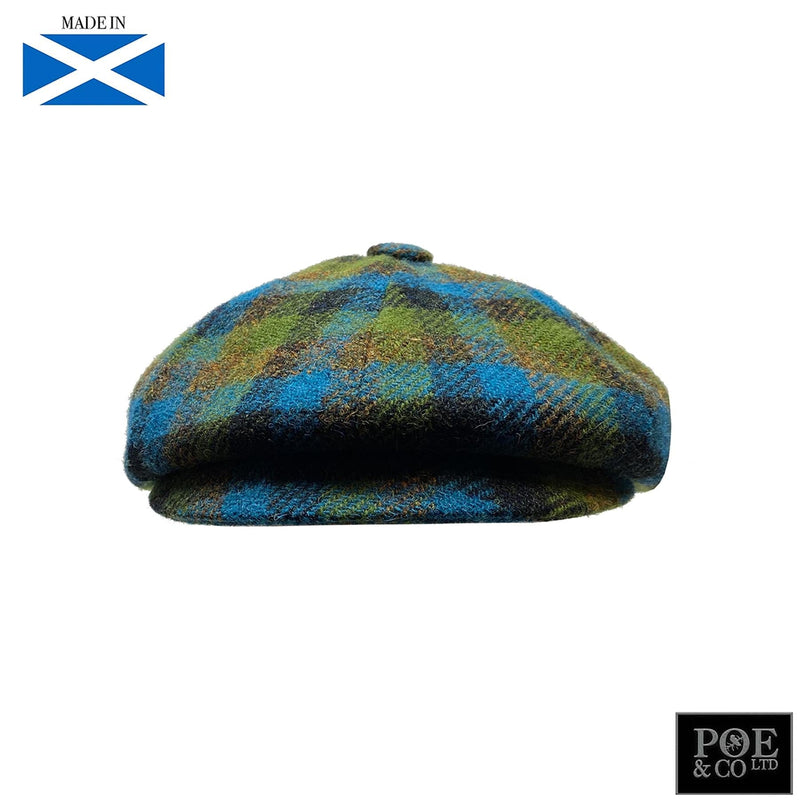 Bubssie Flat Cap in Kinross Harris Tweed One Size Fits All Flat Cap by Glencroft | Poe and Company Limited, LLC®