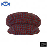 Bubssie Flat Cap in Meadow Heather Harris Tweed - Poe and Company Limited - Flat Cap - Flat Cap