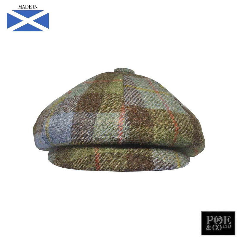 Bubssie Flat Cap in Penny Lane Harris Tweed - Poe and Company Limited - Flat Cap - Flat Cap