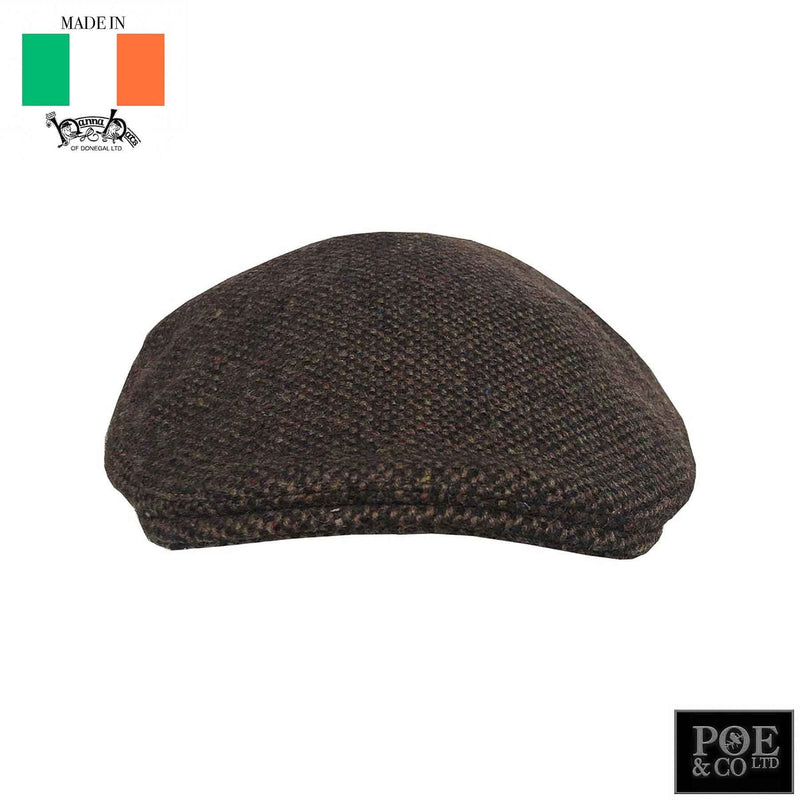 Donegal Flat Cap in Drumcliff Tweed by Hanna - Poe and Company Limited - Flat Cap - Flat Cap