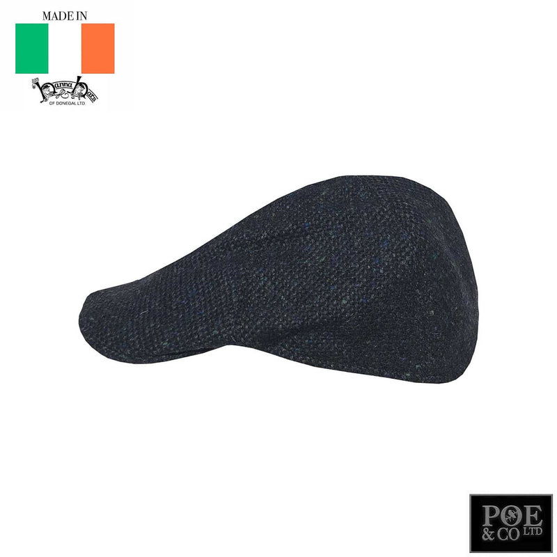 Erin Flat Cap in Donegal Bay Tweed by Hanna - Poe and Company Limited - Flat Cap - Flat Cap