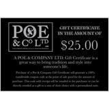 "Felix the Raven" Gift Card - Poe and Company Limited - Gift Card - Flat Cap