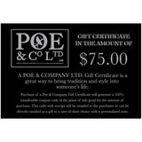 "Felix the Raven" Gift Card - Poe and Company Limited - Gift Card - Flat Cap
