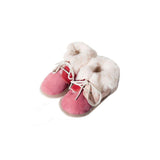Lullaby Lamb Lambswool Baby Booties - Poe and Company Limited - Baby Booties - Flat Cap