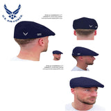 Officially Licensed U.S. Air Force® Standard Edition Flat Cap SM Proud Uncle Flat Cap by Poe & Company Limited | Poe and Company Limited, LLC®