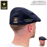 Officially Licensed U.S. Army® 1775 Deluxe Edition Flat Cap SM Proud Brother Flat Cap by Poe & Company Limited | Poe and Company Limited, LLC®