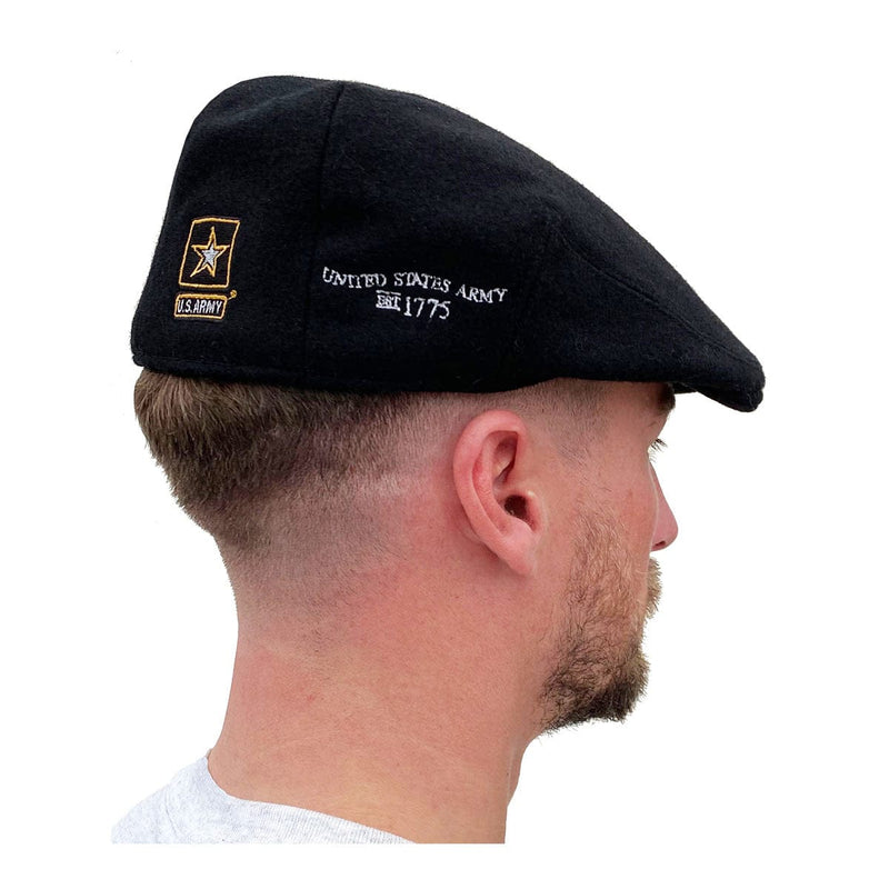 Officially Licensed U.S. Army® 1775 Deluxe Edition Flat Cap XS Plain Flat Cap by Poe & Company Limited | Poe and Company Limited, LLC®