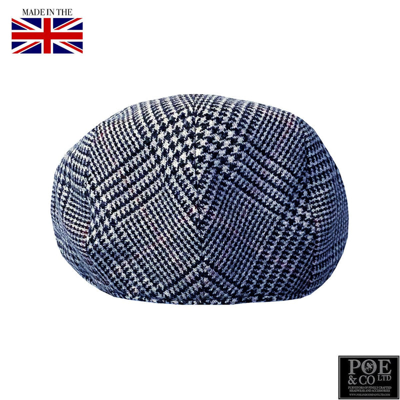 Poe & Company Garrison Flat Cap in Prince of Wales Tweed Flat Cap by Poe & Company Limited | Poe and Company Limited, LLC®