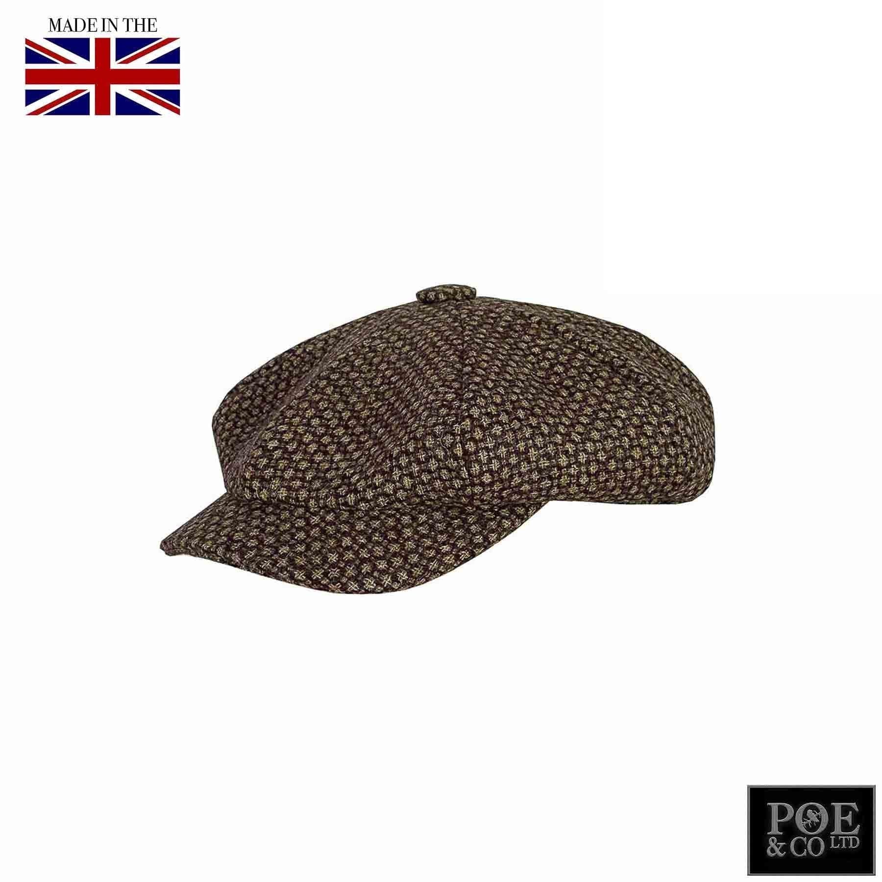 Poe & Company Londoner Flat Cap in Camden Tweed - Poe and Company Limited - Flat Cap - Flat Cap