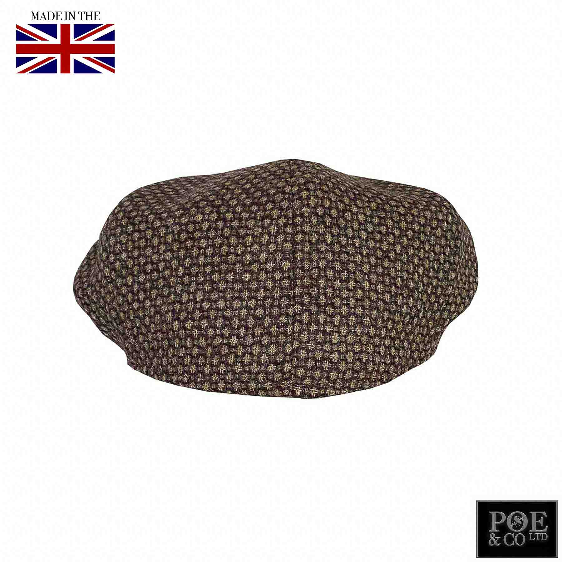 Poe & Company Londoner Flat Cap in Camden Tweed - Poe and Company Limited - Flat Cap - Flat Cap