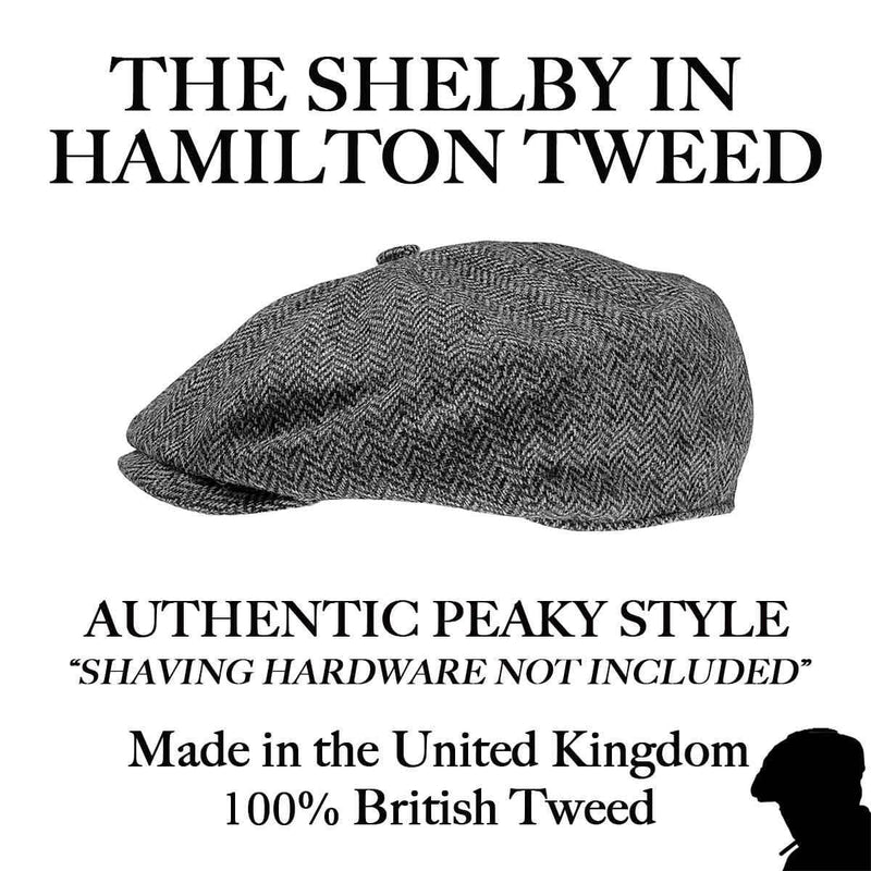 Poe & Company Shelby Flat Cap in Hamilton Tweed - Poe and Company Limited - Flat Cap - Flat Cap